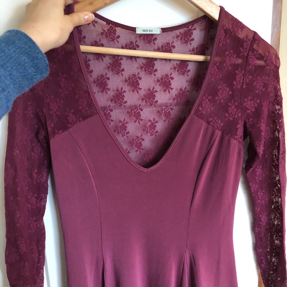 Red wine dress